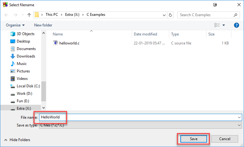 C Hello World Example Your First Program C Hello World Example Your First Program