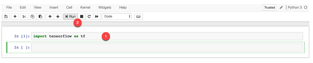 Tensorflow tutorial jupyter shop notebook
