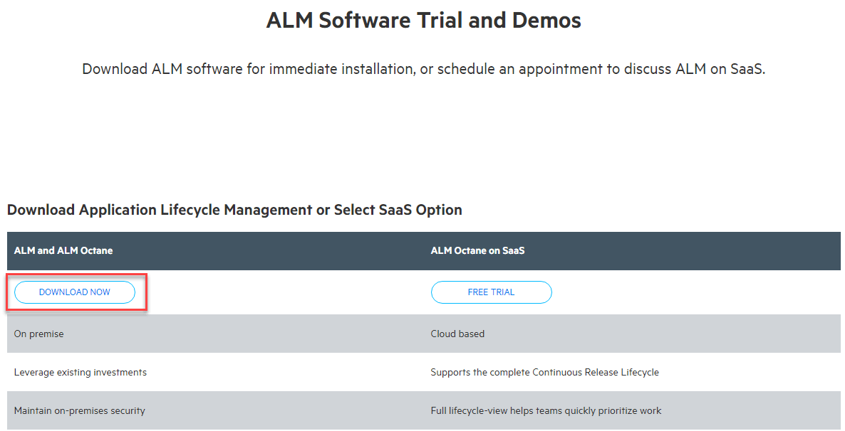 Download HP ALM