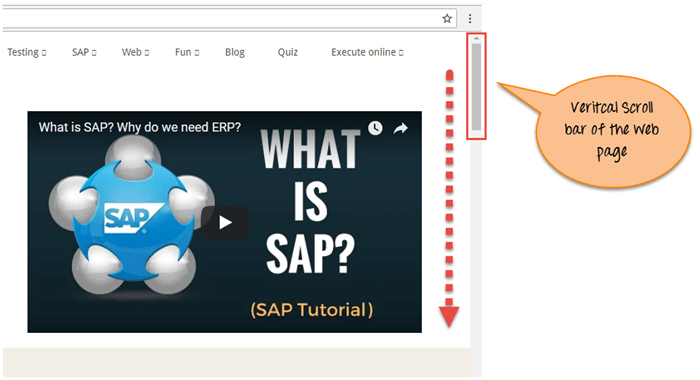 How to Scroll Down or UP Page in Selenium Webdriver How To Scroll Down Or Up Page In Selenium Webdriver