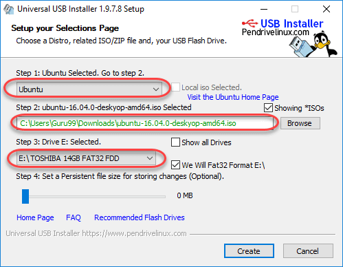 Linux installeren met een USB-stick