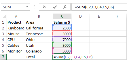 Excel Formula Interview Questions