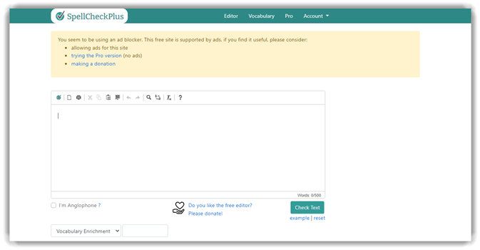 grammatical checker free software SpellCheckPlus
