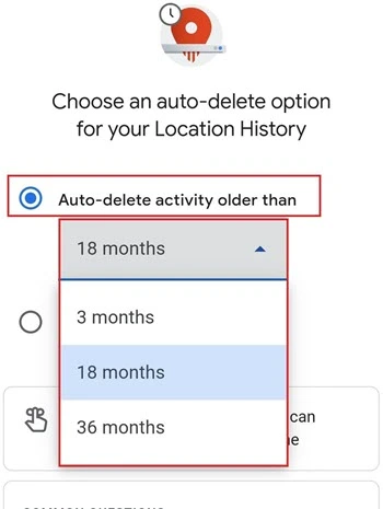 Delete (Clear) Google Maps Search History