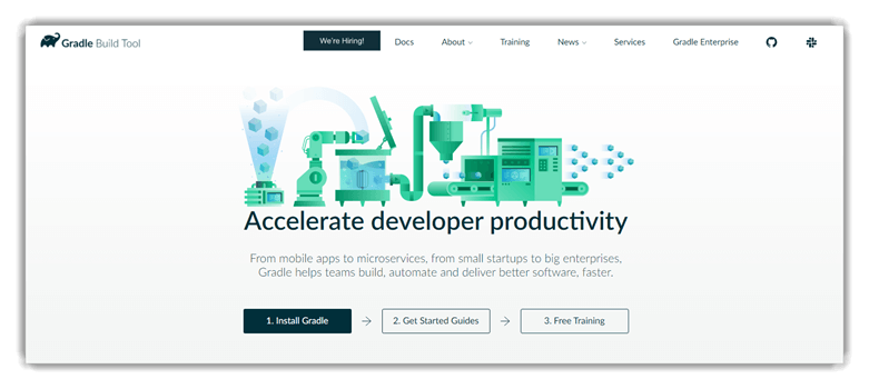 write 3 tools for java build Gradle