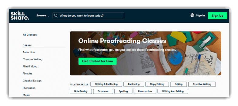 best online proofreading course