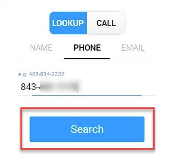 Reverse Lookup a Phone Number