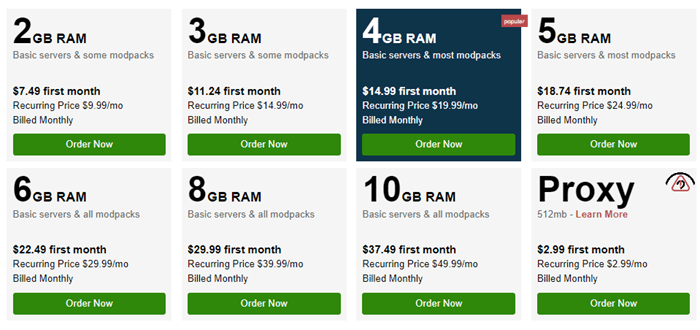 Minecraft Server Hosting - Apex Hosting