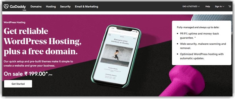 GoDaddy Website Builder