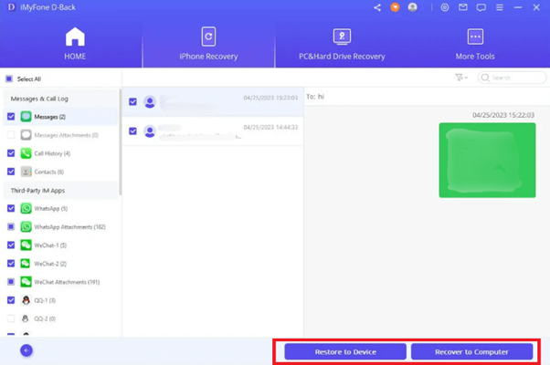 Use Third Party Tool to Retrieve Deleted Chats