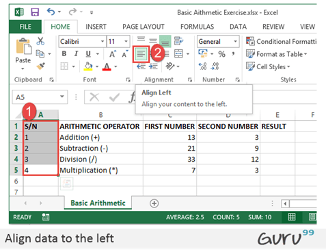 How To Do Arithmetic Operations in Excel