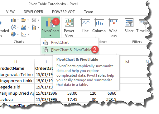 Excel Pivot Chart Tutorial