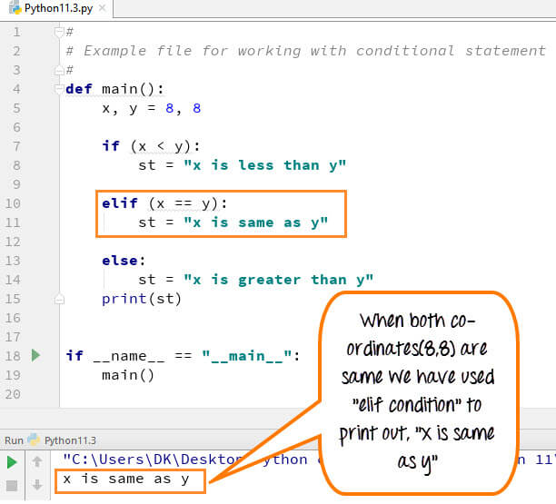 python variable assignment based on condition