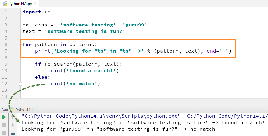 Python Regex: re.match(), re.search(), re.findall() with 