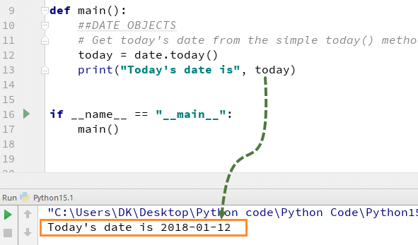 print date in python assignment expert