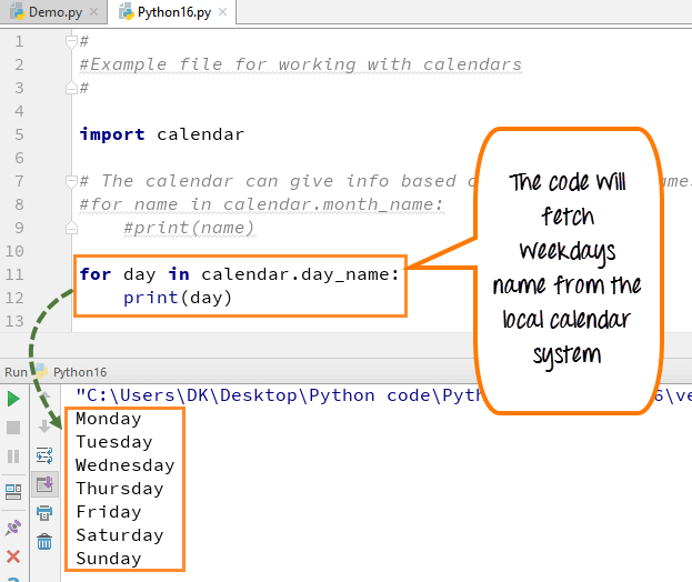 Python Generate Printable Calendar