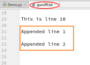 Example of How to Append Text File in Python