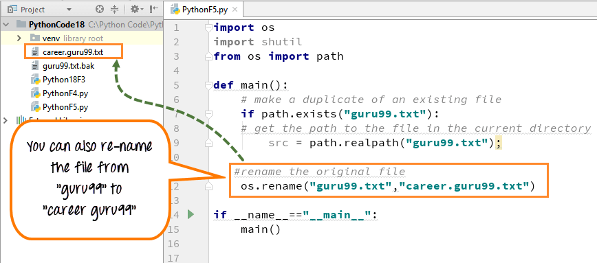 Python Rename File And Directory Using Os.Rename()