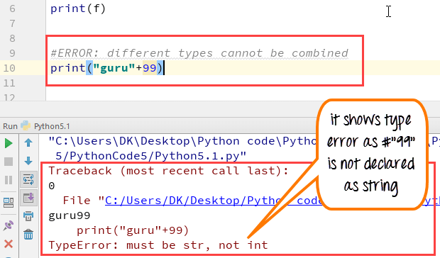 Python String Concatenation and Variable