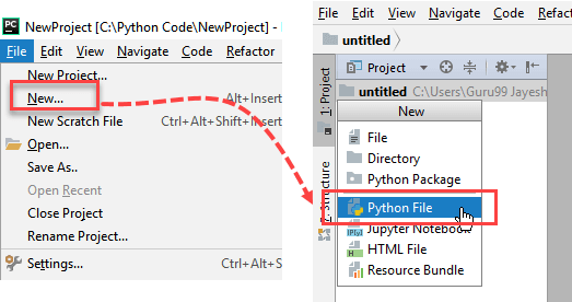 Create a Python project