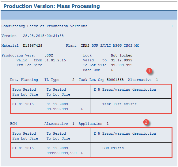 How to Create Production version in SAP PP C223