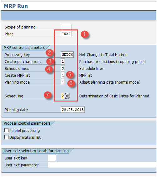 SAP MRP (Material Requirement Planning) Tutorial: MD01, MD02, MD04