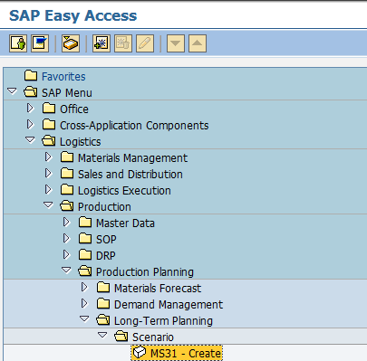 How to Create Planning Scenario in SAP PP