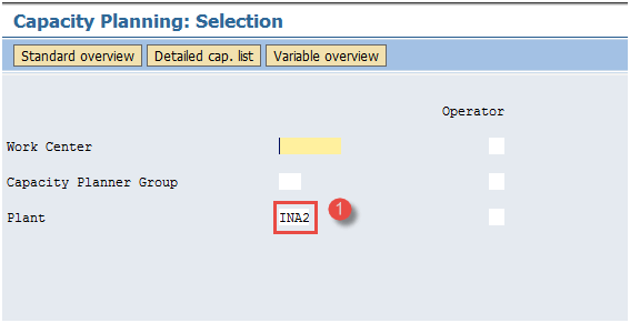 Capacity Requirement Planning in SAP PP: CM01, CM21