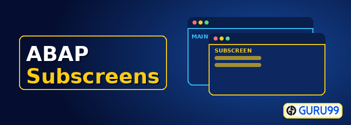 ABAP Subscreens