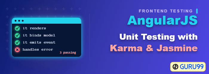 AngularJS Unit Testing with Karma and Jasmine