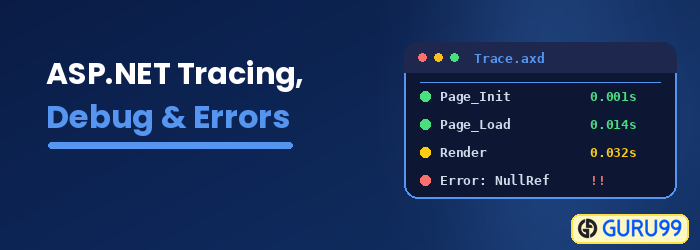 Nível de página ASP.NET Tracing, depuração e tratamento de erros