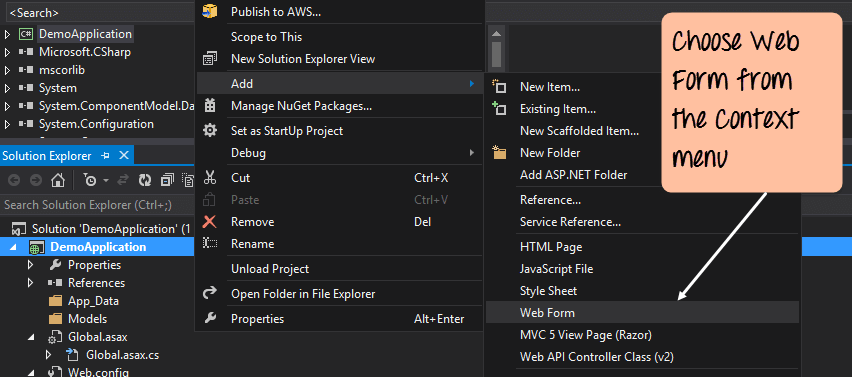 NET Tutorial Hello World in 5 minutes