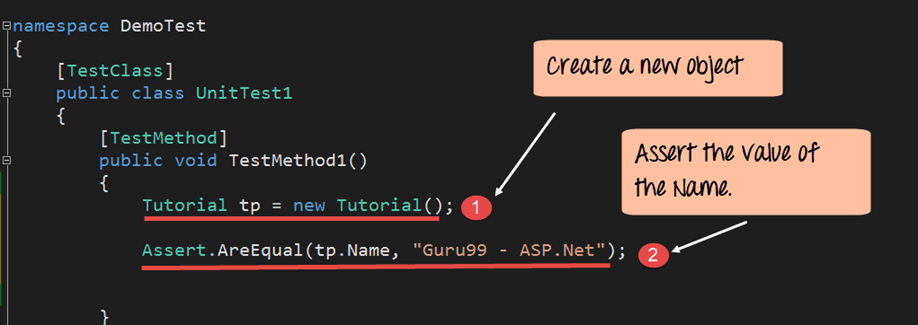 How to Create and Run Asp.Net Unit Testing Project