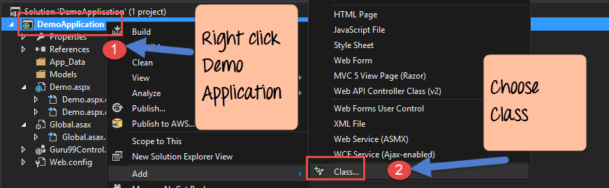 How to Create and Run Asp.Net Unit Testing Project