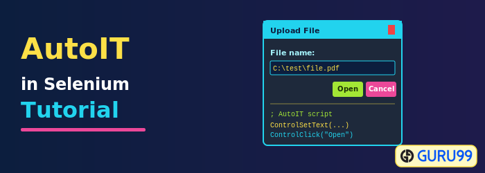 AutoIT in Selenium