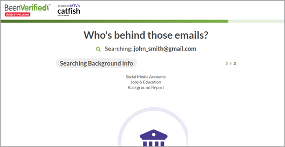 BeenVerified Reverse メール検索