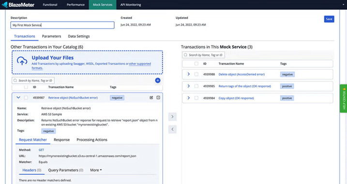 BlazeMeter Service Virtualization