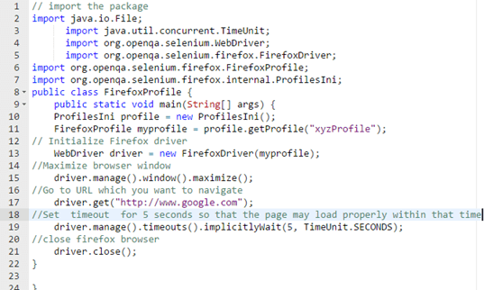 Firefox Profile - Selenium WebDriver How to Create Firefox Profile in Selenium WebDriver