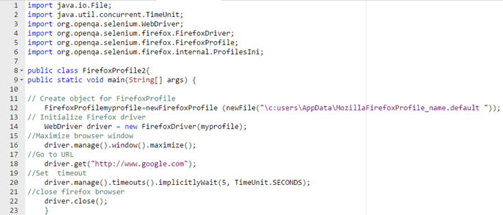 Firefox Profile - Selenium WebDriver How to Create Firefox Profile in Selenium WebDriver