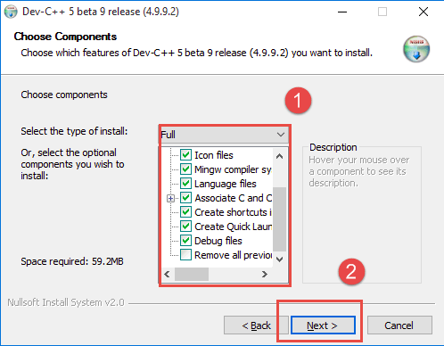 Install Dev C++