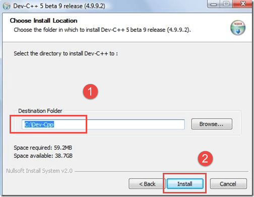Install Dev C++