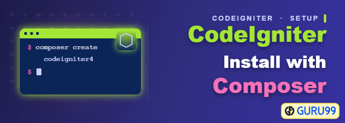 CodeIgniter Install with Composer