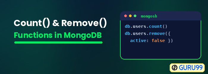 Count() & Remove() Functions in MongoDB