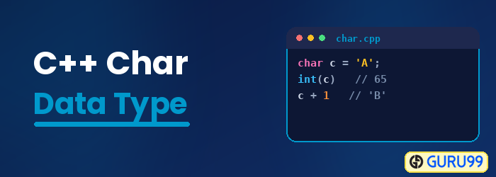 C++ Char Data Type