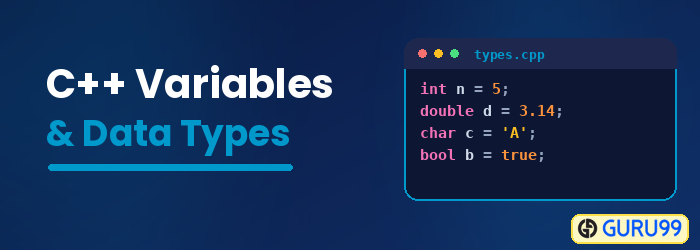 C++ Variables y tipos de datos
