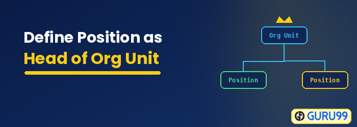Define a Position as Head of Org Unit in SAP