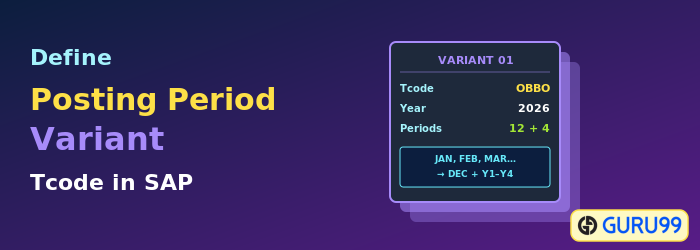 Define Posting Period Variant Tcode in SAP