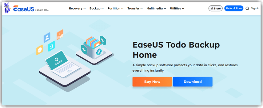 Copia de seguridad de tareas pendientes de EaseUS