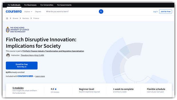 FinTech Disruptive Innovation: Implications for Society