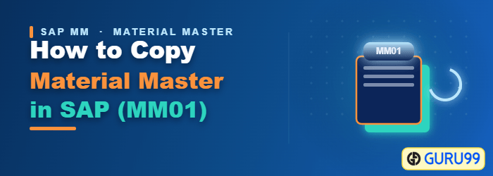 Cómo copiar el maestro de materiales en SAP usando MM01